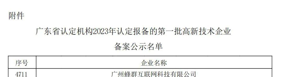广州蜂群互联网科技有限公司通过国家高新技术企业认定 (2).jpg