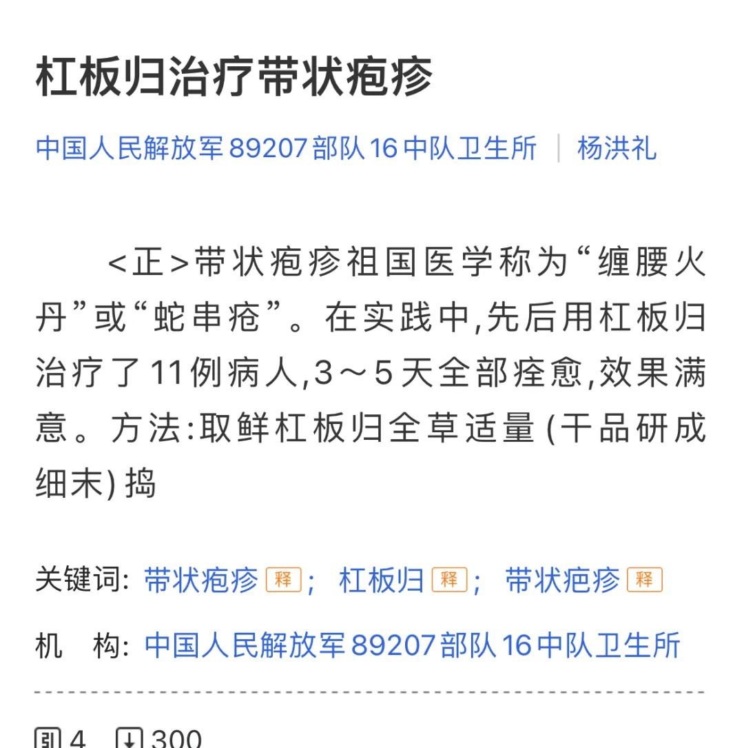 有一种痛叫带状疱疹,一味中药可止 - 第3张 有一种痛叫带状疱疹,一味中药可止 - 第3张
